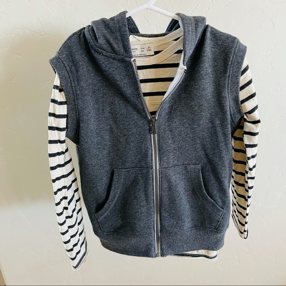 Zara Striped Pocket Tee 6